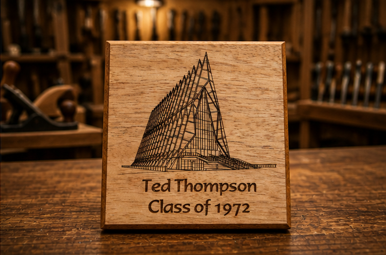 Custom Engraved Mini-Plaques - Commemorative Display Piece