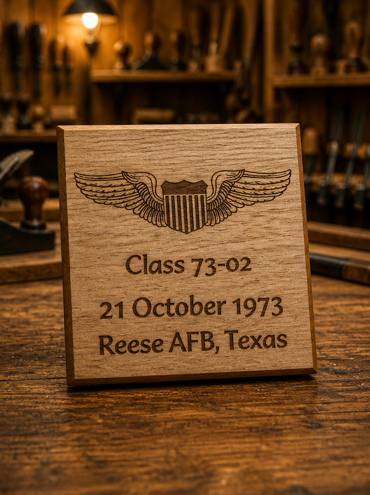 Custom Engraved Mini-Plaques - Commemorative Display Piece